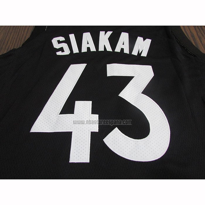Camiseta Toronto Raptors Pascal Siakam NO 43 Statement 2018 Negro